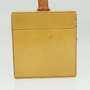 LOUIS VUITTON Monogram Vernis Bleecker Cosmetic Pouch Beige M91002 Auth tp501-6