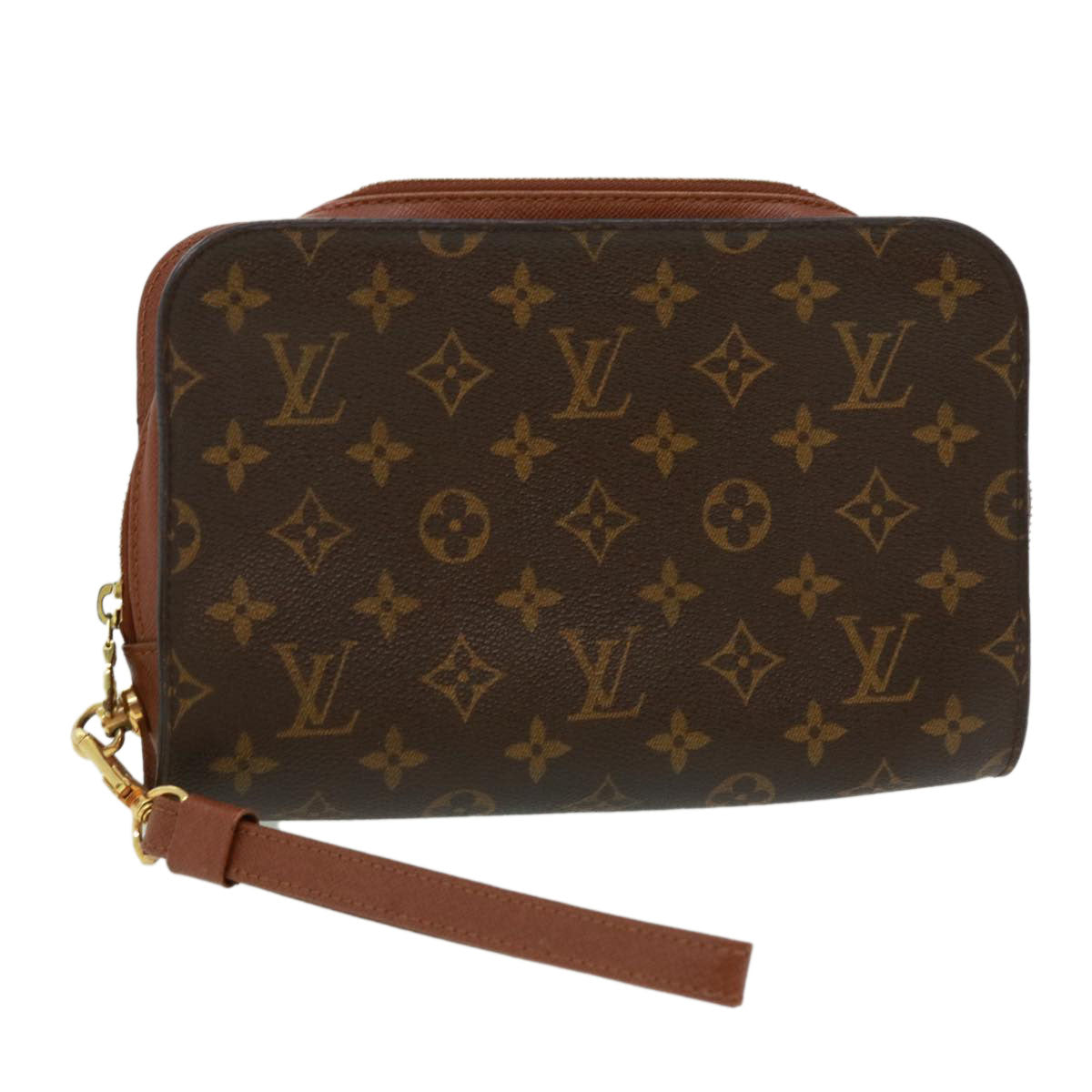 LOUIS VUITTON Monogram Orsay Clutch Bag M51790 LV Auth tp522