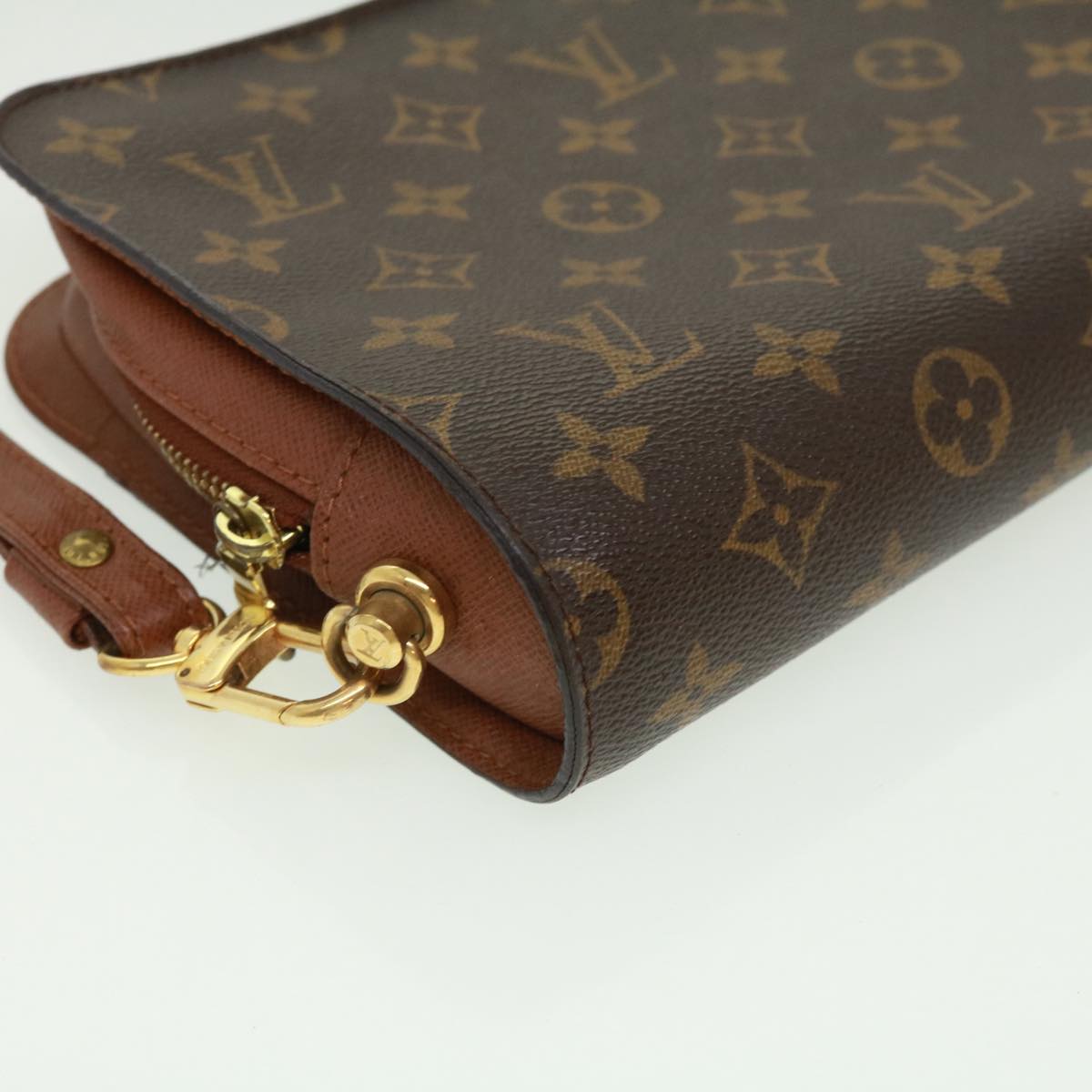 LOUIS VUITTON Monogram Orsay Clutch Bag M51790 LV Auth tp522