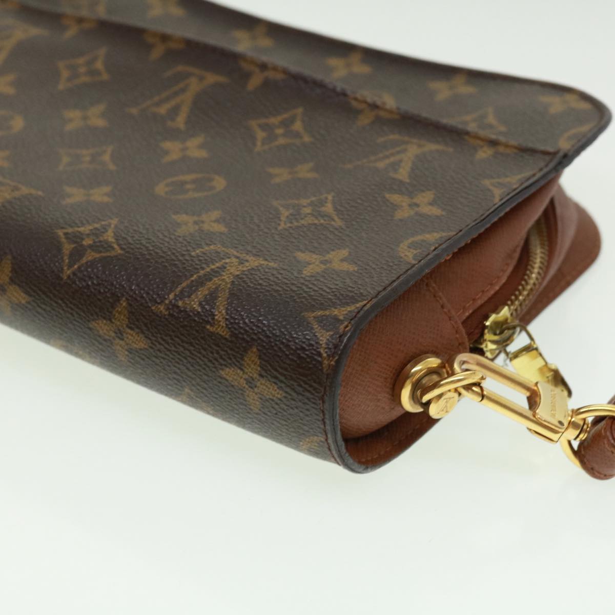 LOUIS VUITTON Monogram Orsay Clutch Bag M51790 LV Auth tp522