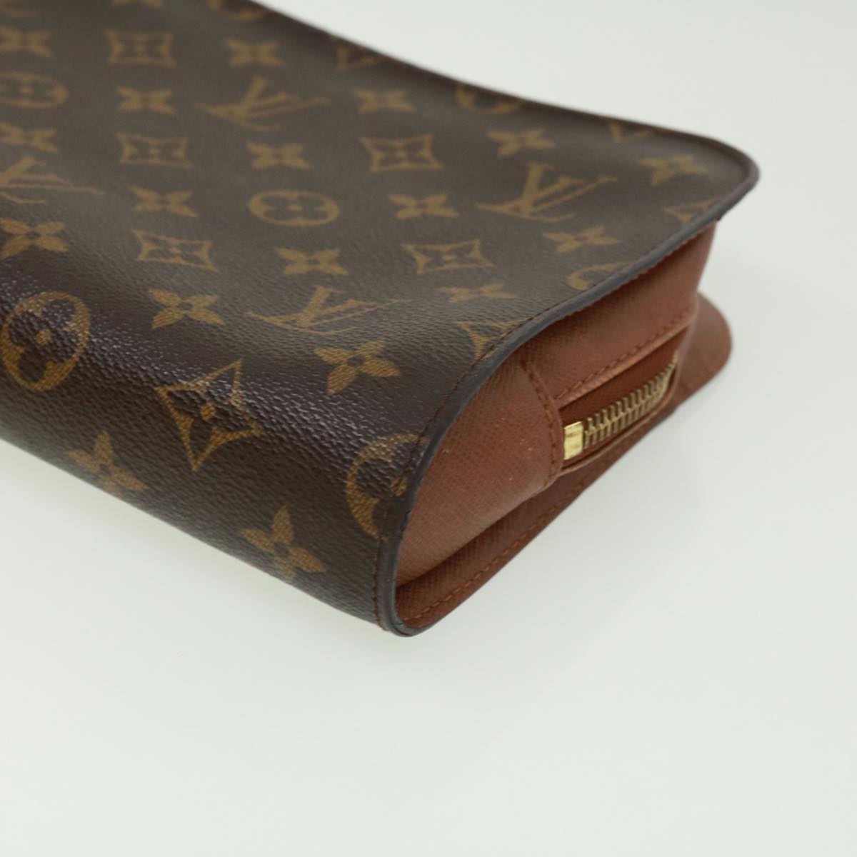 LOUIS VUITTON Monogram Orsay Clutch Bag M51790 LV Auth tp522