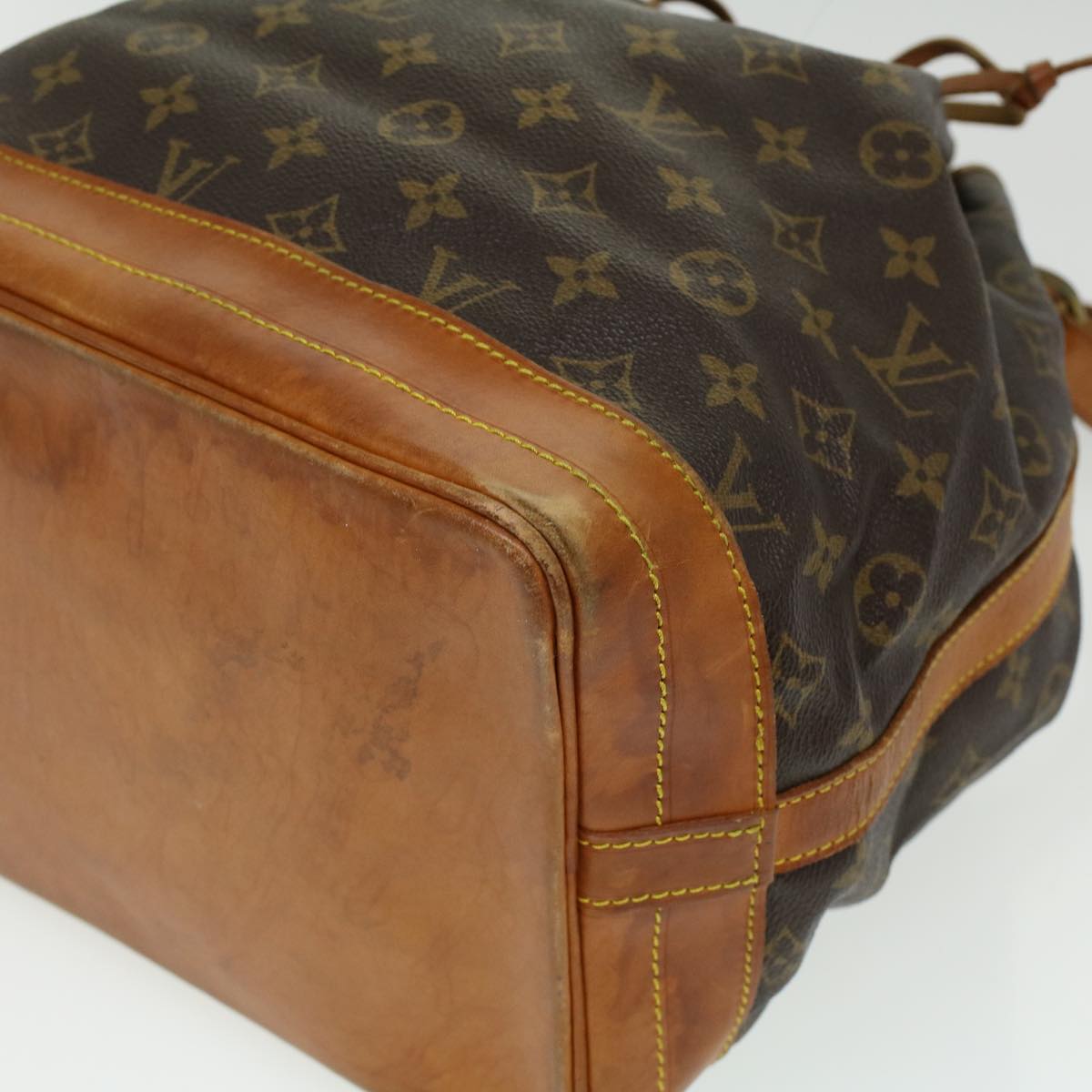 LOUIS VUITTON Monogram Noe Shoulder Bag M42224 LV Auth tp551