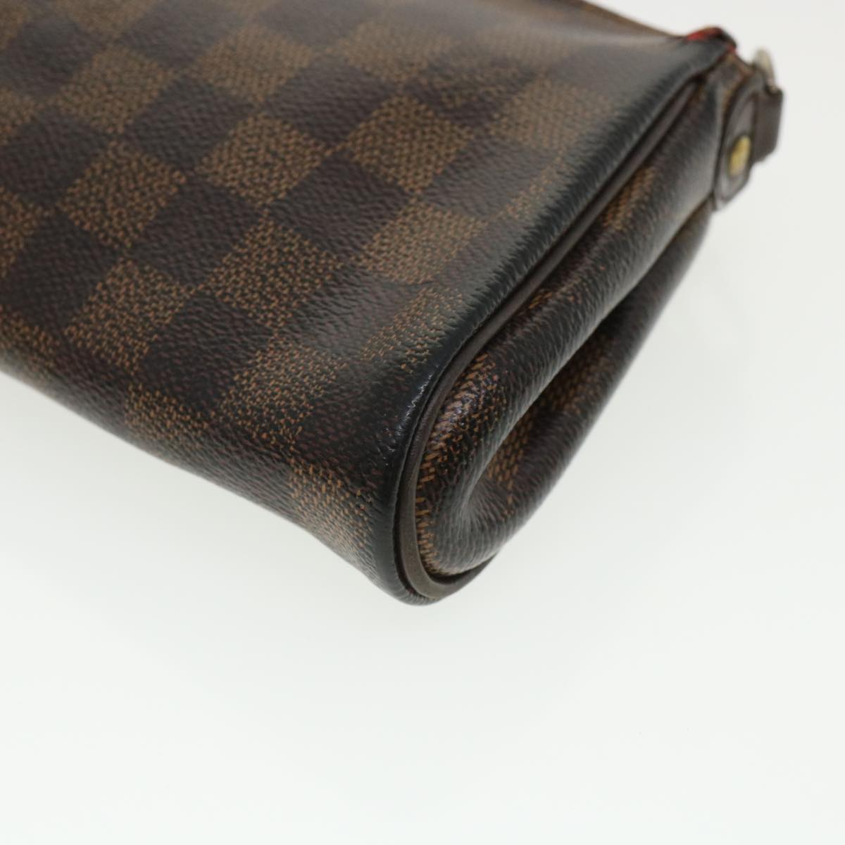 LOUIS VUITTON Damier Ebene Eva Shoulder Bag N55213 LV Auth tp565