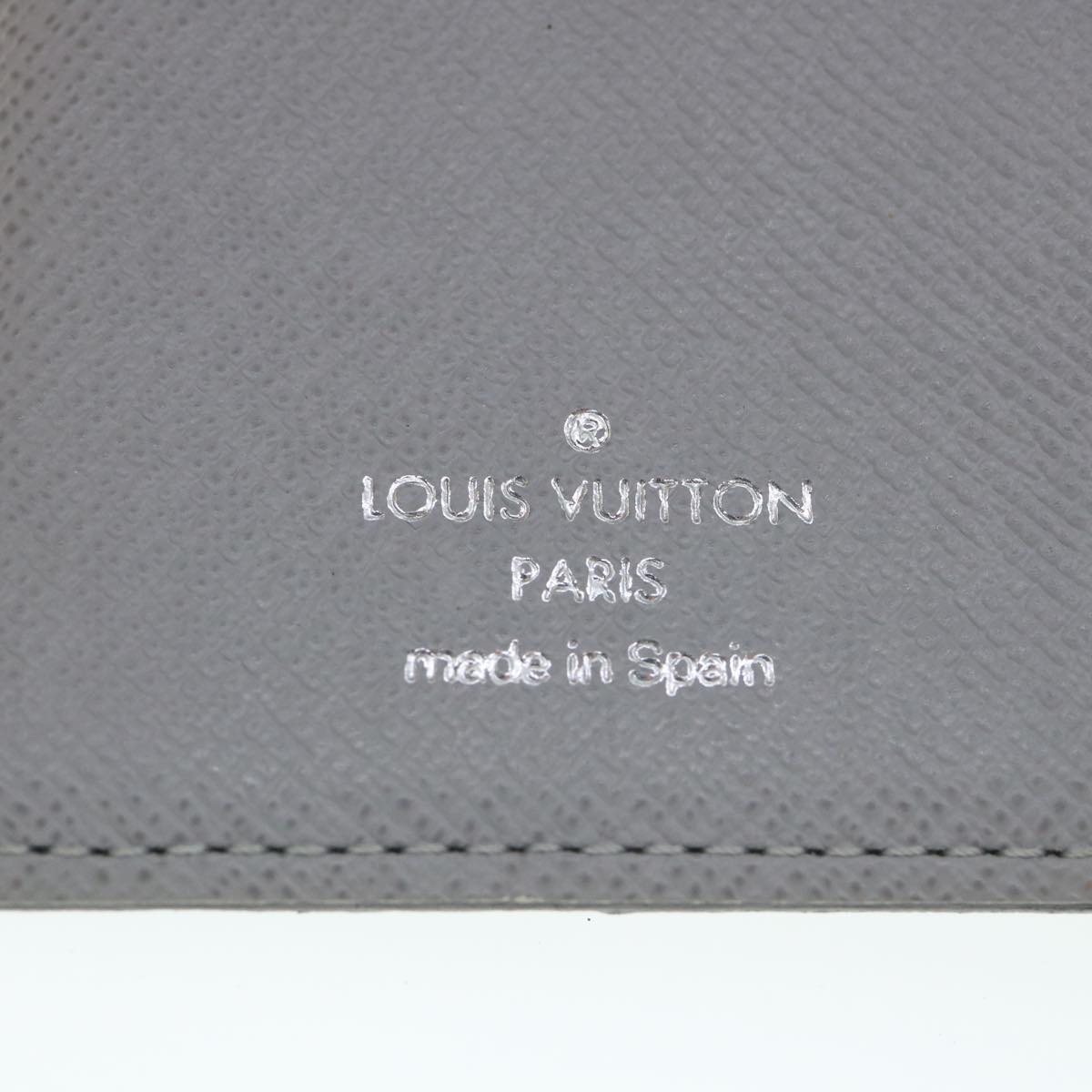 LOUIS VUITTON Damier Graphite Agenda PM Day Planner Cover R21079 LV Auth tp590