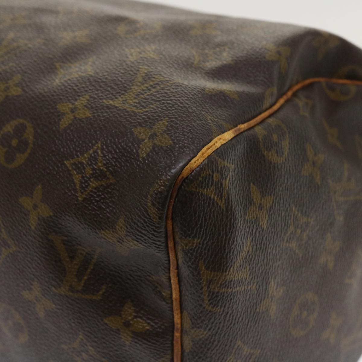 LOUIS VUITTON Monogram Speedy 30 Hand Bag M41526 LV Auth tp595