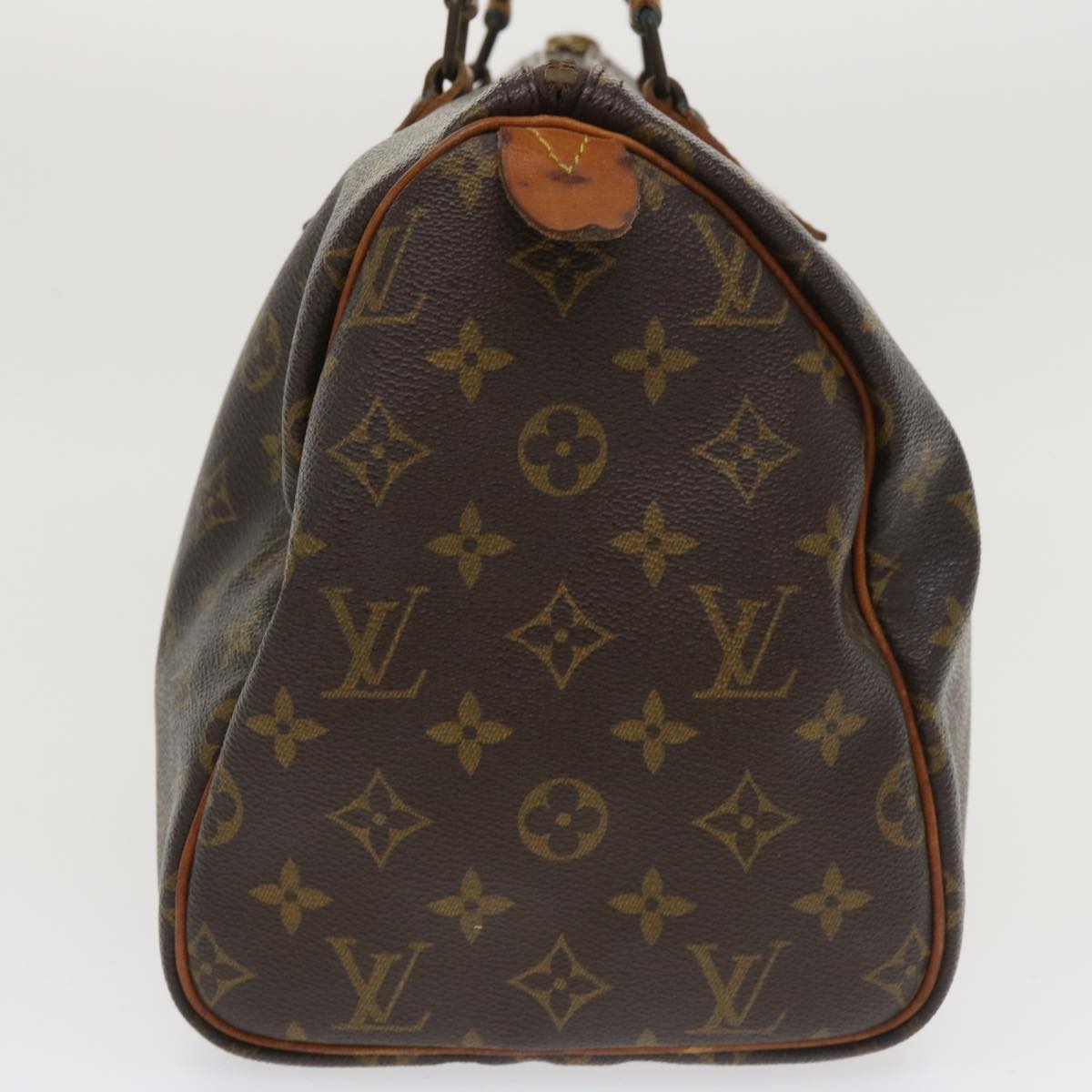 LOUIS VUITTON Monogram Speedy 30 Hand Bag M41526 LV Auth tp596