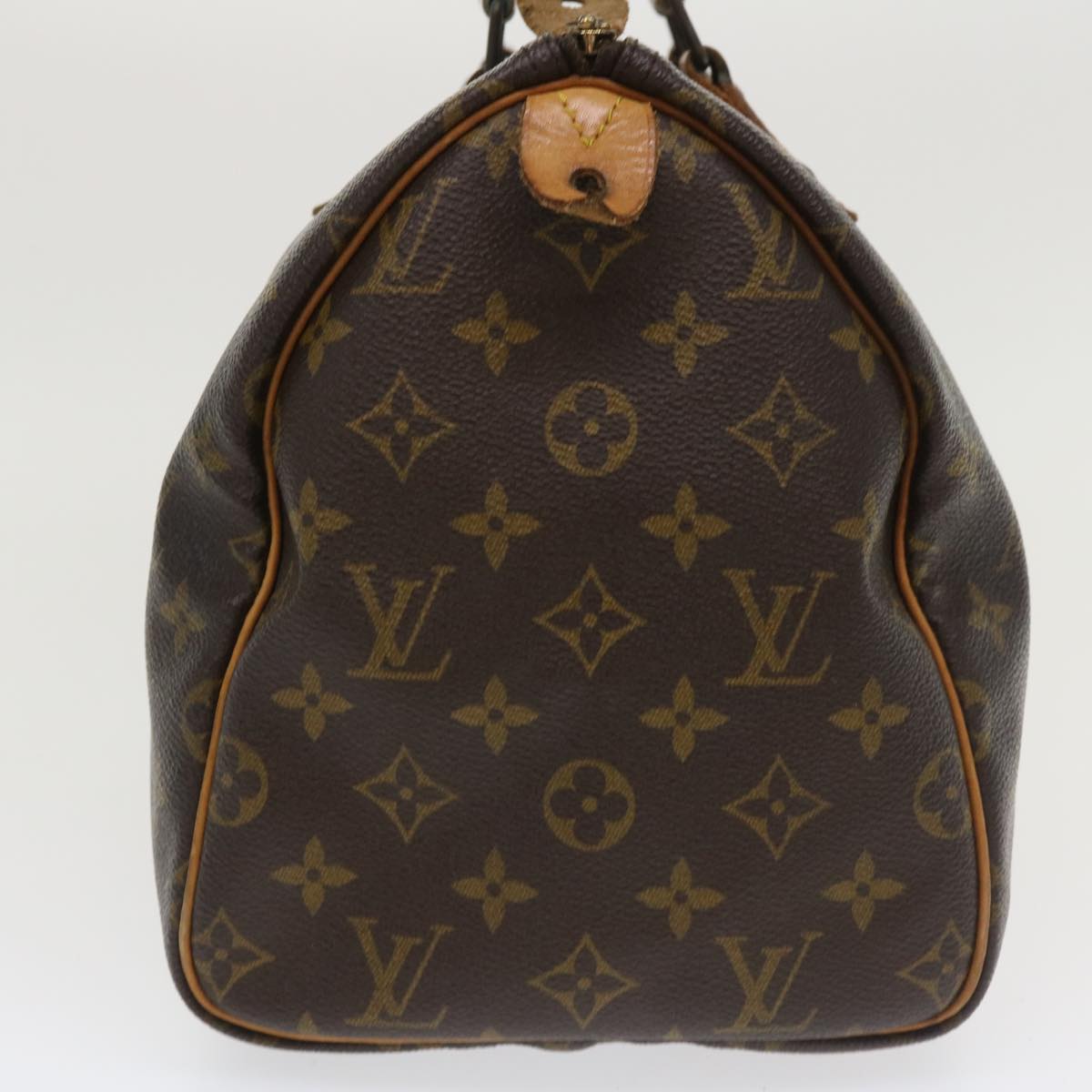 LOUIS VUITTON Monogram Speedy 30 Hand Bag M41526 LV Auth tp596