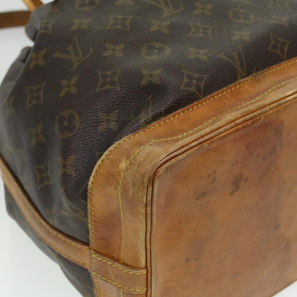 LOUIS VUITTON Monogram Noe Shoulder Bag M42224 LV Auth tp600