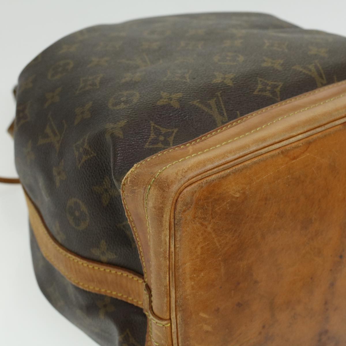 LOUIS VUITTON Monogram Noe Shoulder Bag M42224 LV Auth tp600