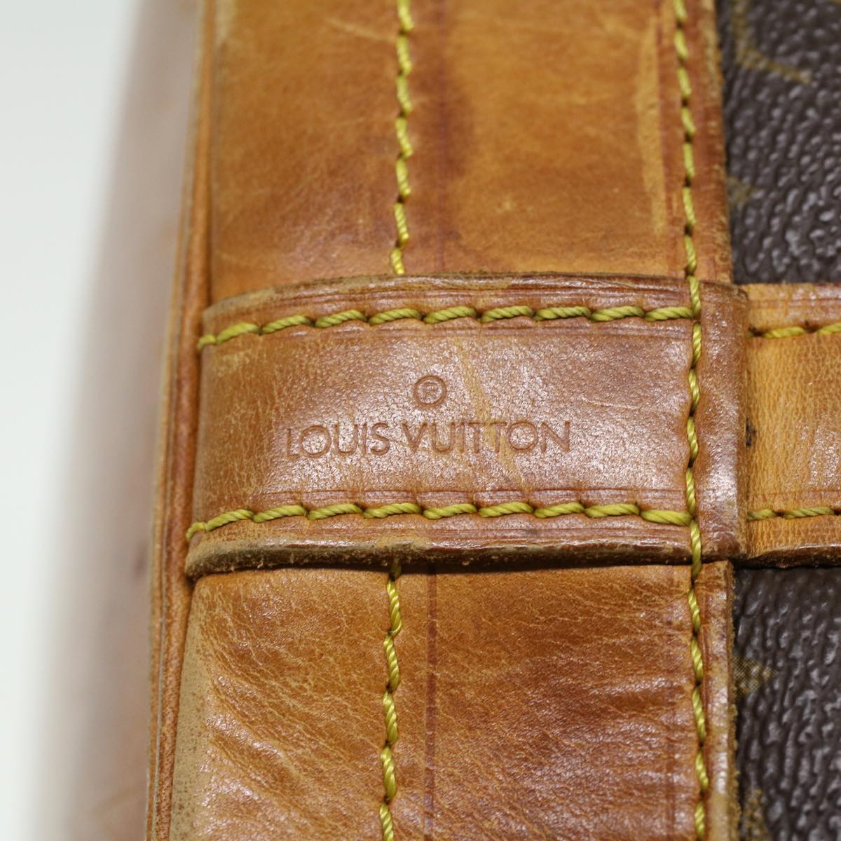 LOUIS VUITTON Monogram Noe Shoulder Bag M42224 LV Auth tp600