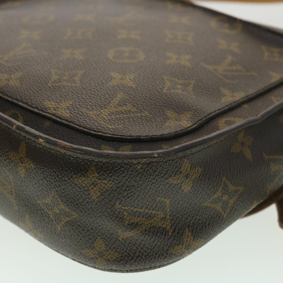 LOUIS VUITTON Monogram Saint Cloud GM Shoulder Bag M51242 LV Auth tp603