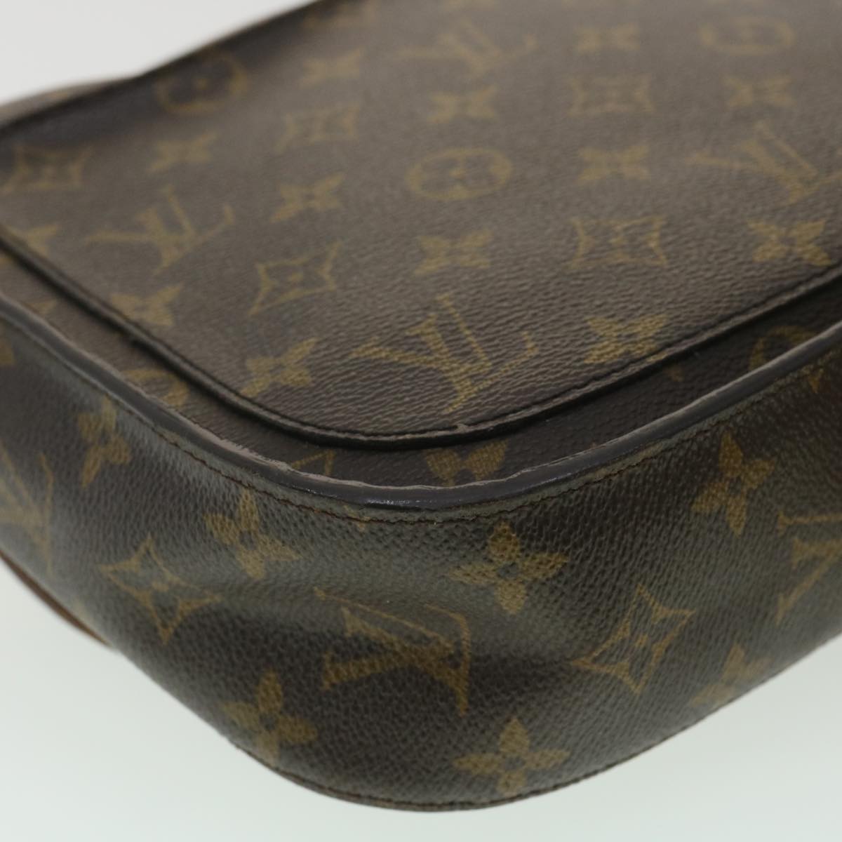 LOUIS VUITTON Monogram Saint Cloud GM Shoulder Bag M51242 LV Auth tp603