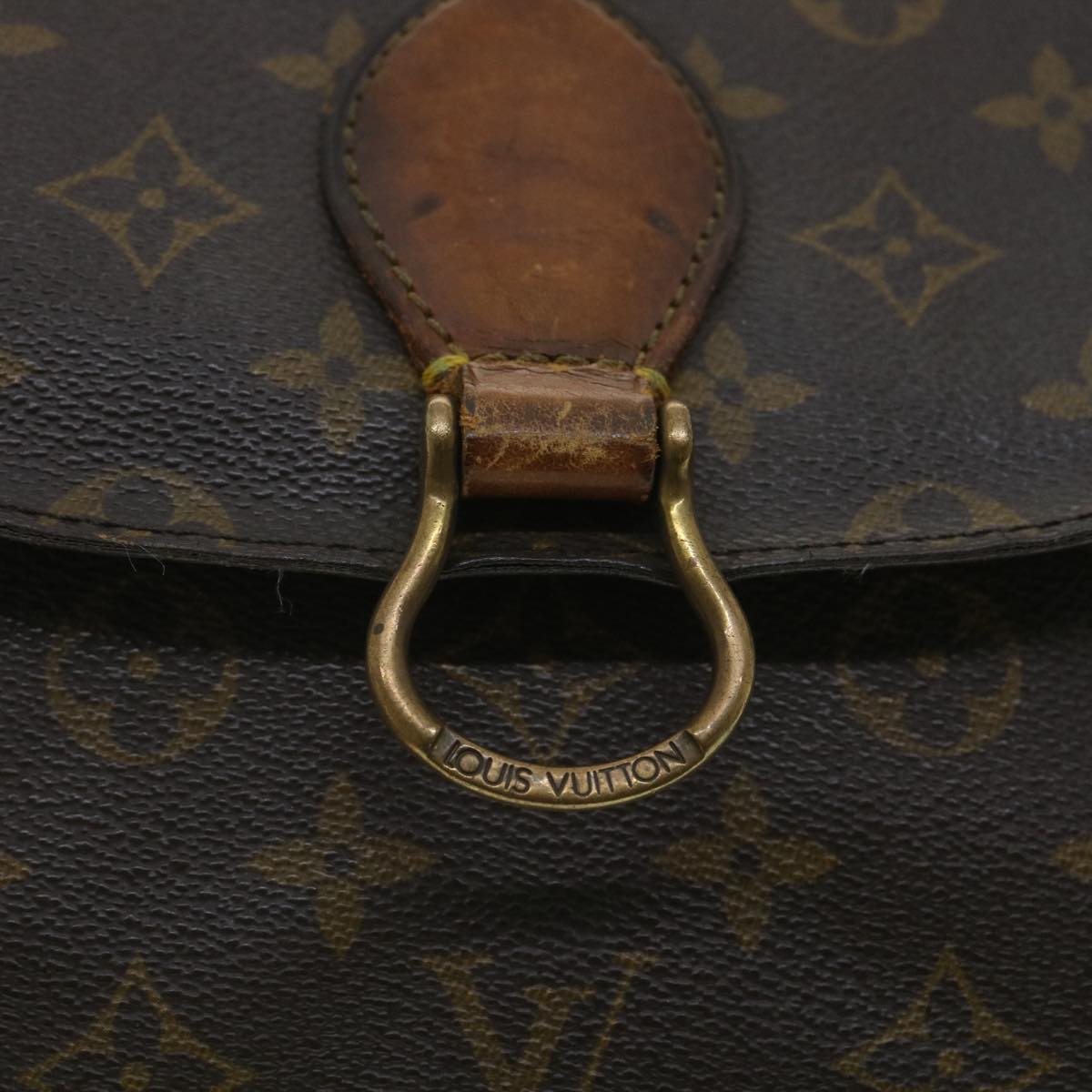 LOUIS VUITTON Monogram Saint Cloud GM Shoulder Bag M51242 LV Auth tp603