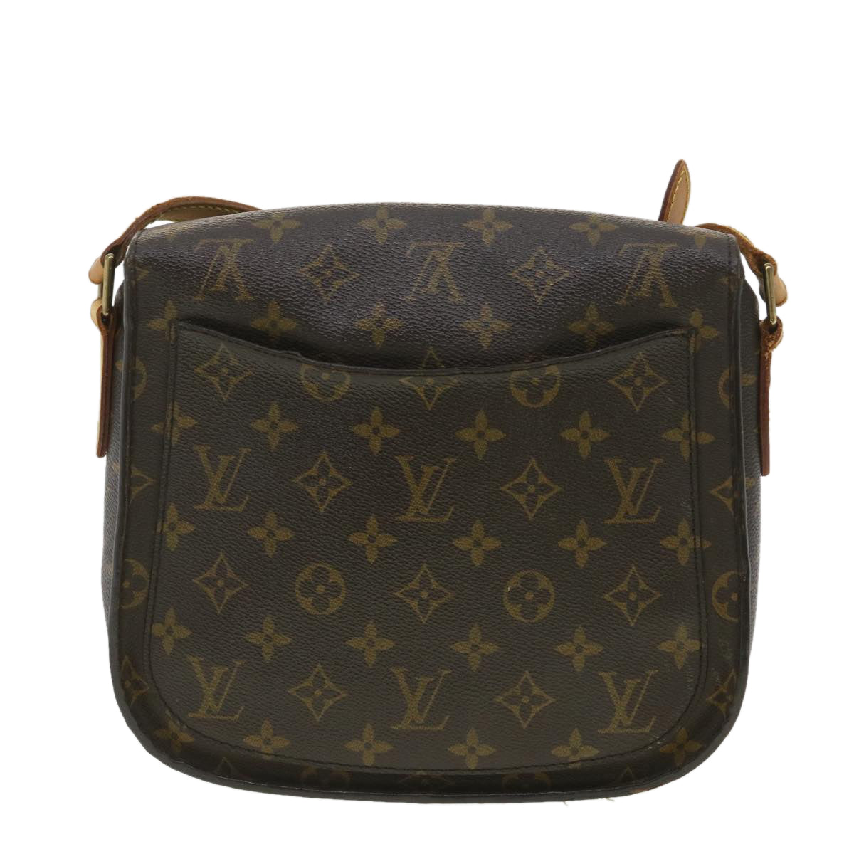 LOUIS VUITTON Monogram Saint Cloud GM Shoulder Bag M51242 LV Auth tp603