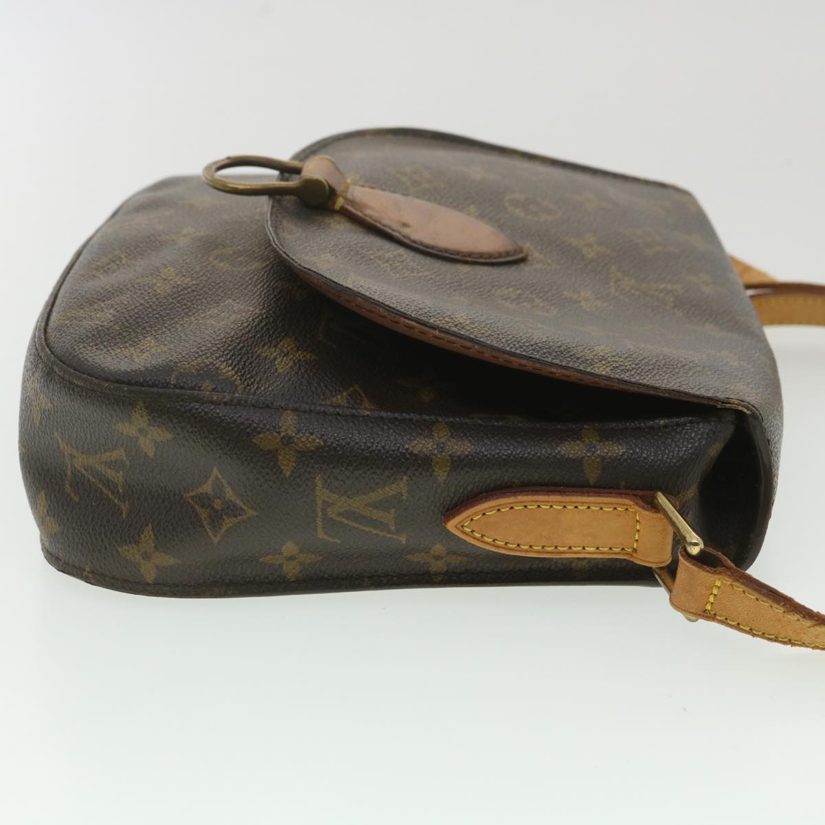 LOUIS VUITTON Monogram Saint Cloud GM Shoulder Bag M51242 LV Auth tp603