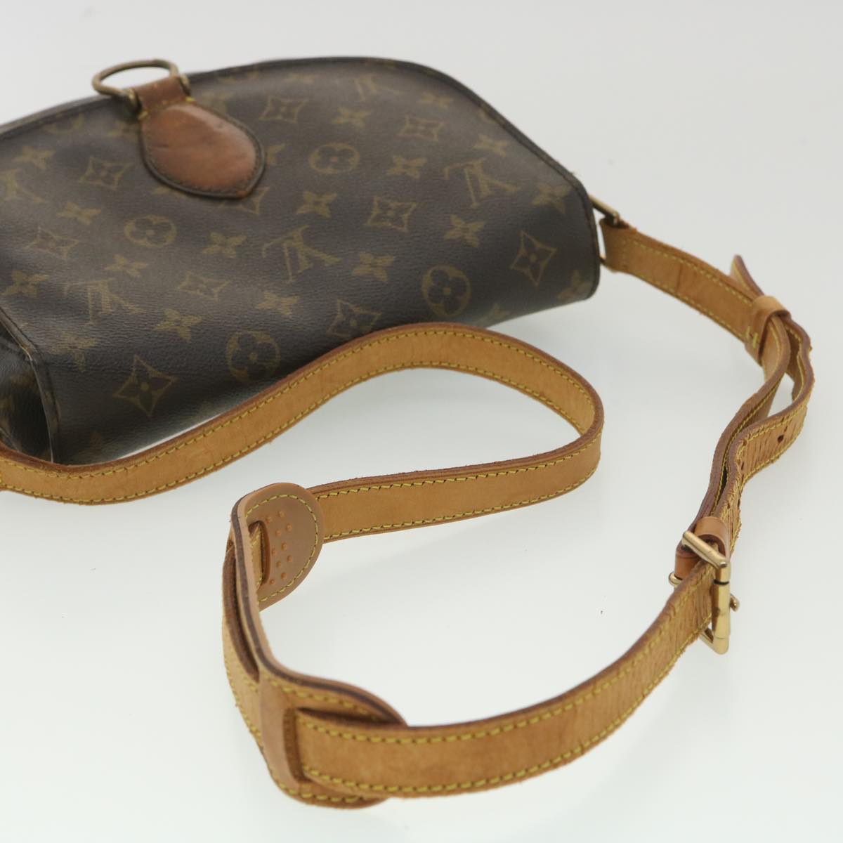 LOUIS VUITTON Monogram Saint Cloud GM Shoulder Bag M51242 LV Auth tp603