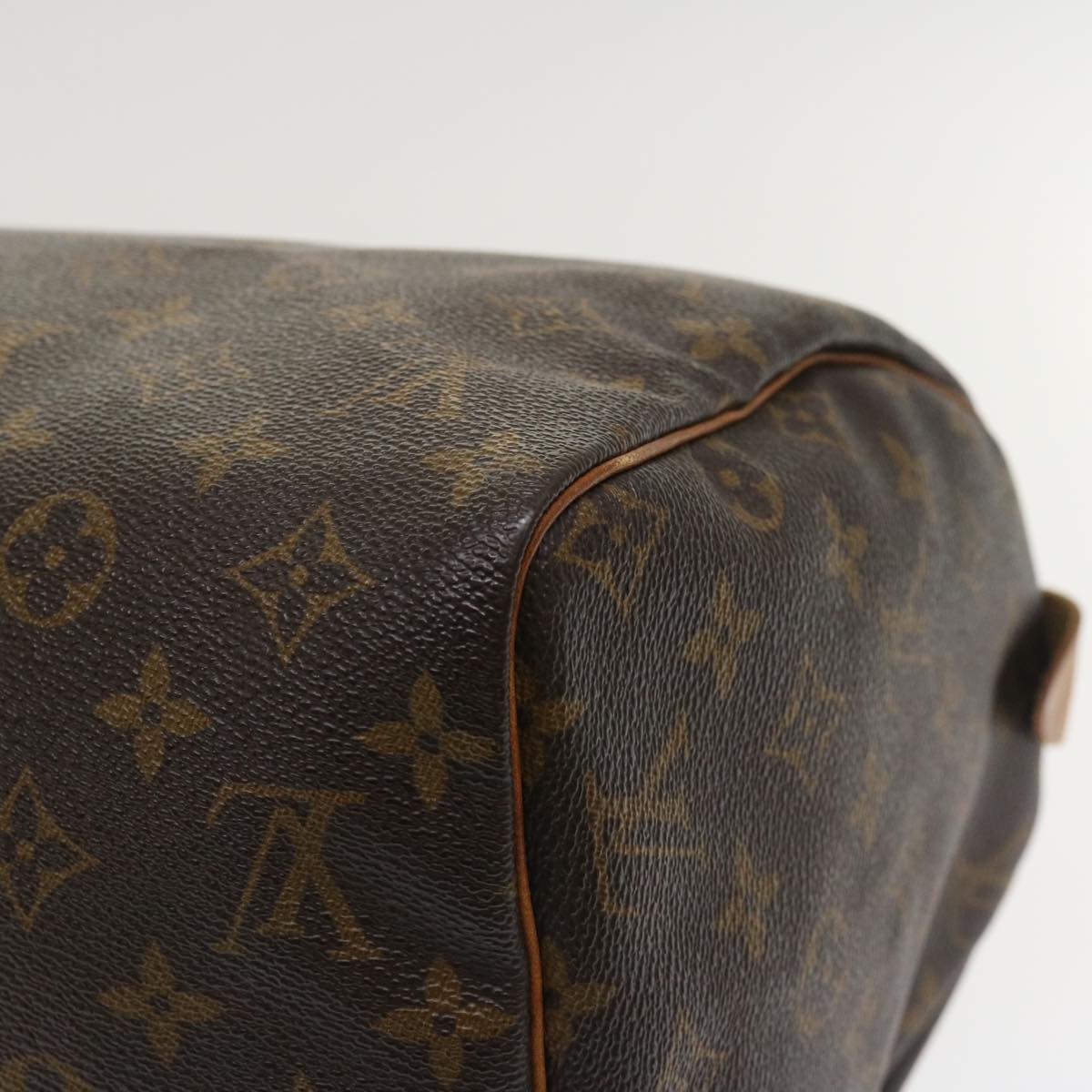 LOUIS VUITTON Monogram Speedy 30 Hand Bag M41526 LV Auth tp609