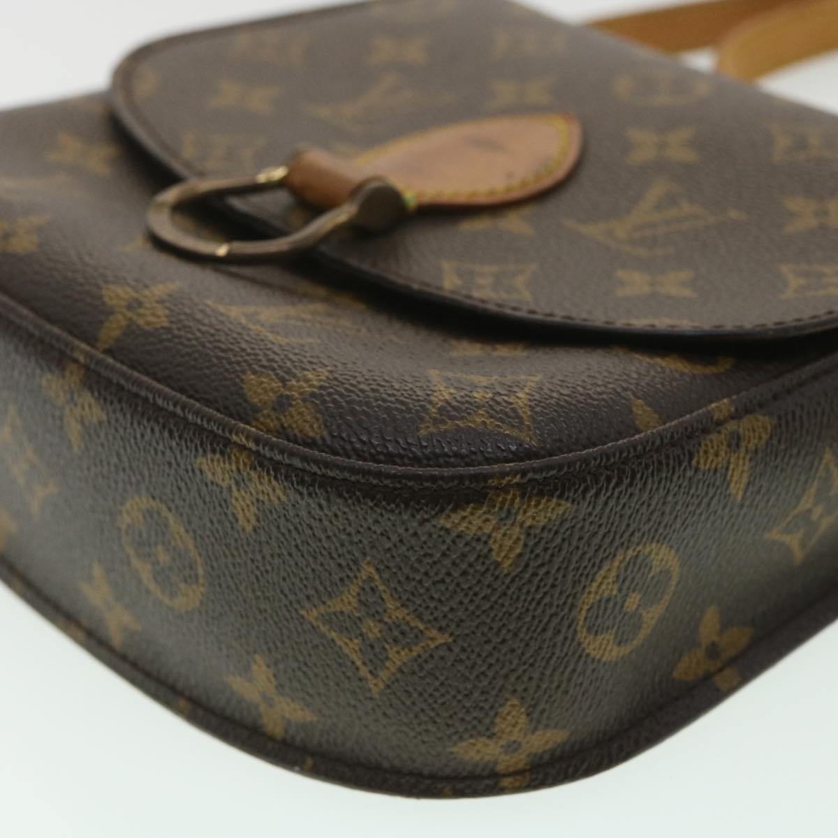 LOUIS VUITTON Monogram Saint Cloud MM Shoulder Bag M51243 LV Auth tp614