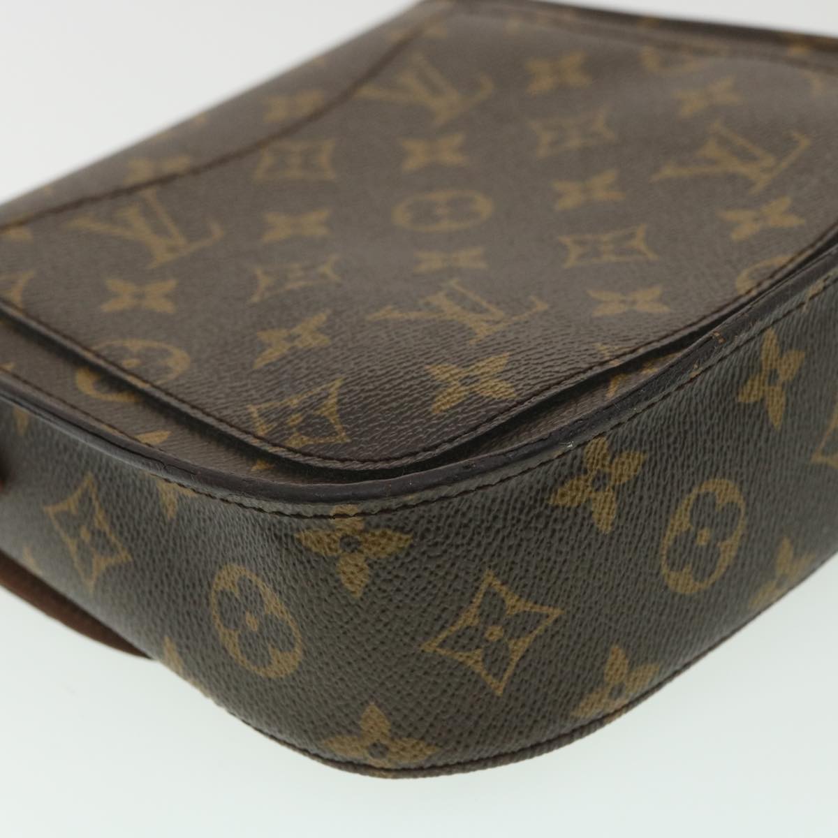 LOUIS VUITTON Monogram Saint Cloud MM Shoulder Bag M51243 LV Auth tp614