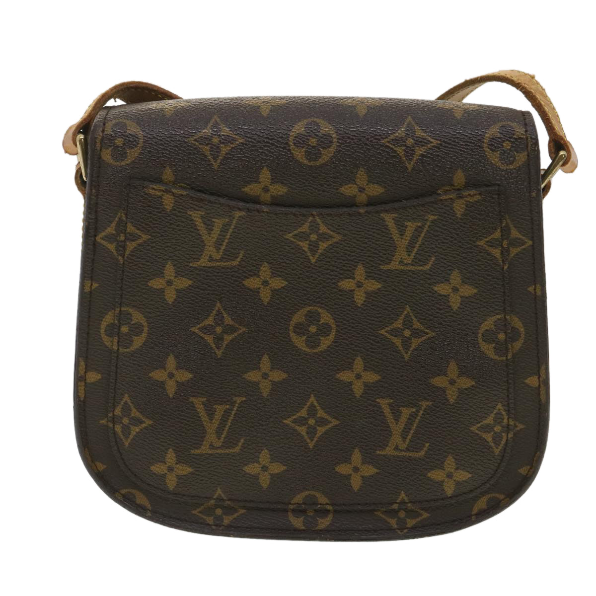 LOUIS VUITTON Monogram Saint Cloud MM Shoulder Bag M51243 LV Auth tp614