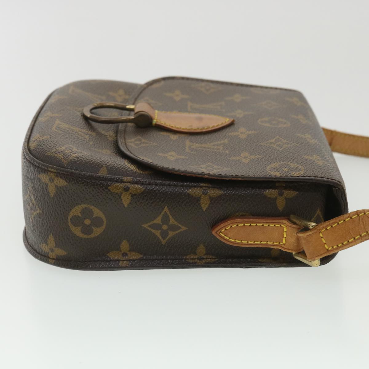 LOUIS VUITTON Monogram Saint Cloud MM Shoulder Bag M51243 LV Auth tp614