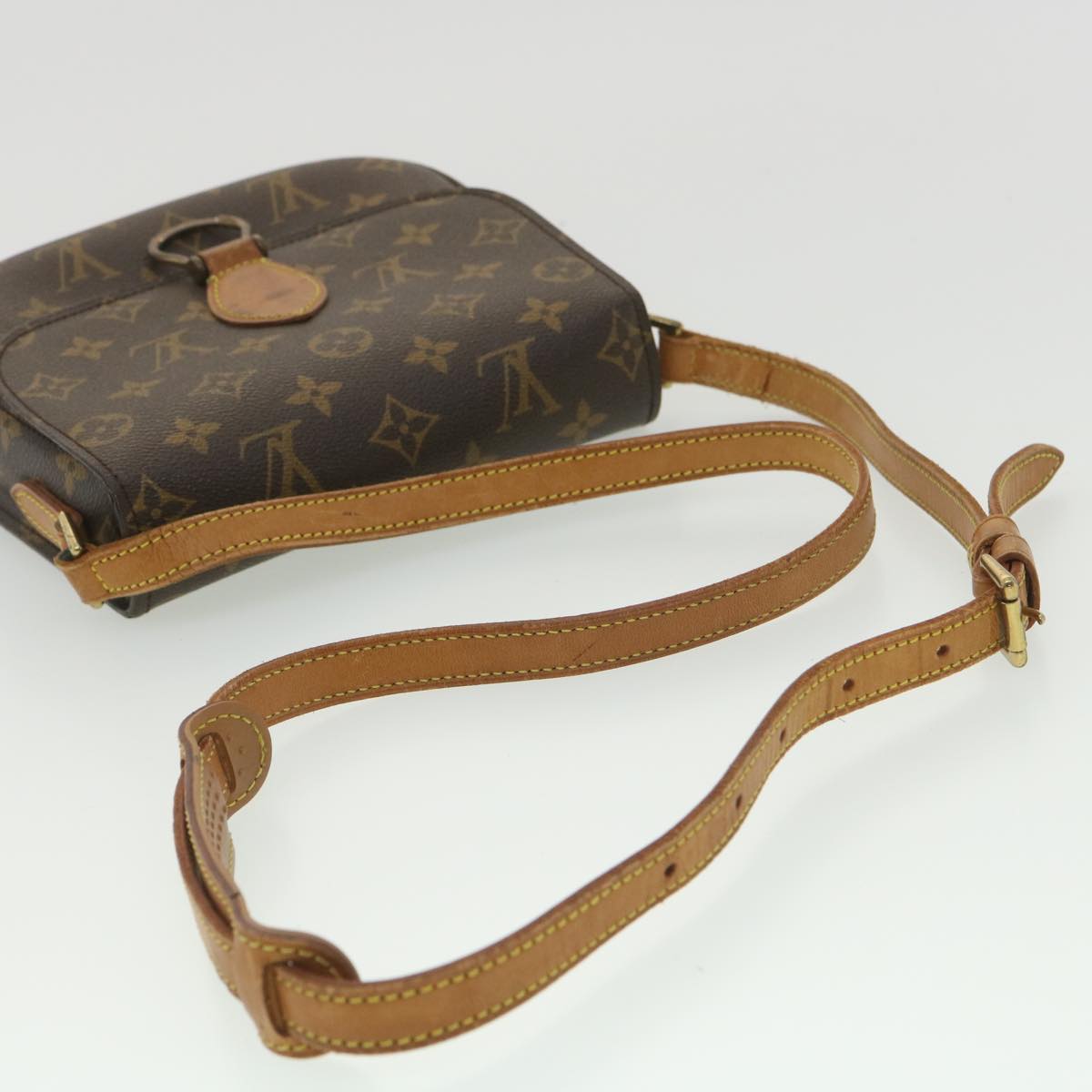 LOUIS VUITTON Monogram Saint Cloud MM Shoulder Bag M51243 LV Auth tp614