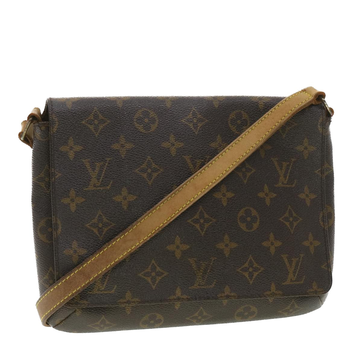 LOUIS VUITTON Monogram Musette Tango Short Strap Shoulder Bag M51257 Auth tp618