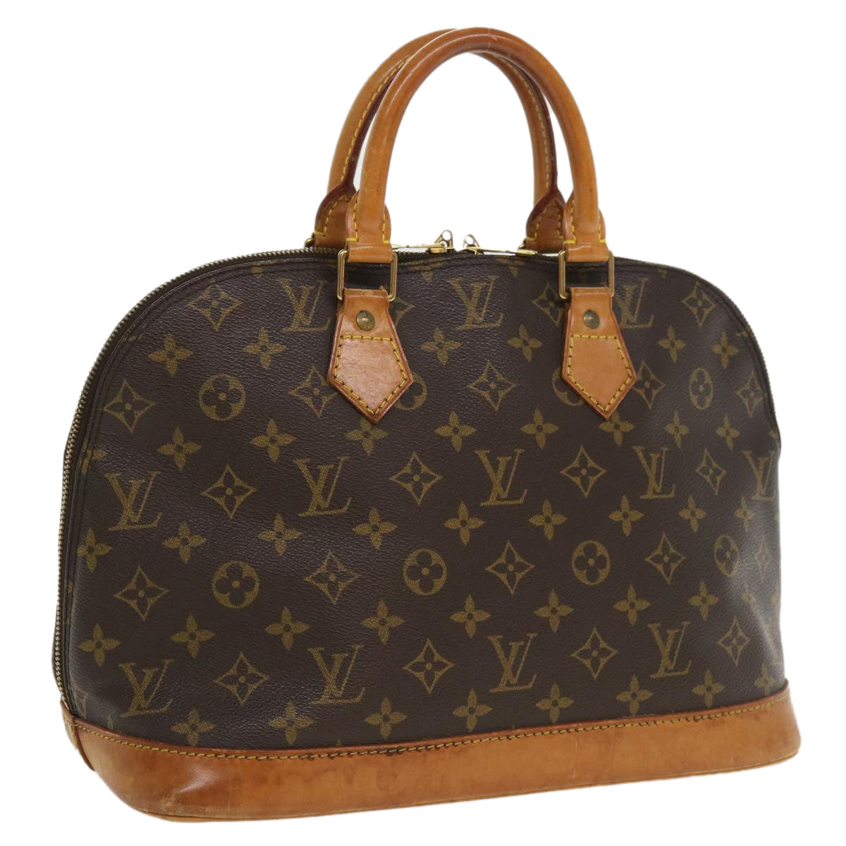 LOUIS VUITTON Monogram Alma Hand Bag M51130 LV Auth tp620