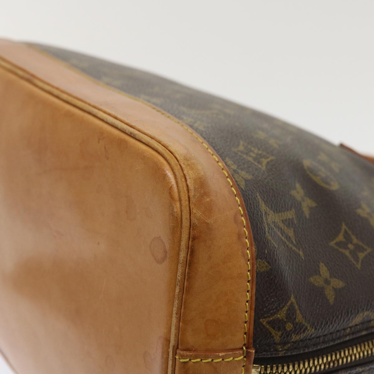 LOUIS VUITTON Monogram Alma Hand Bag M51130 LV Auth tp620