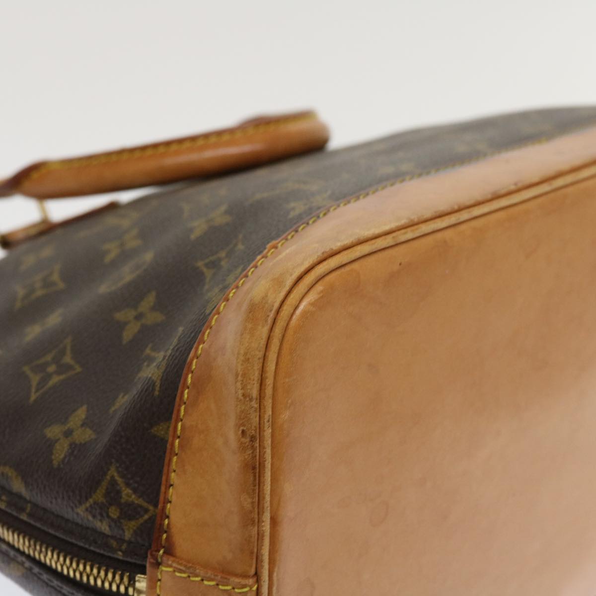 LOUIS VUITTON Monogram Alma Hand Bag M51130 LV Auth tp620