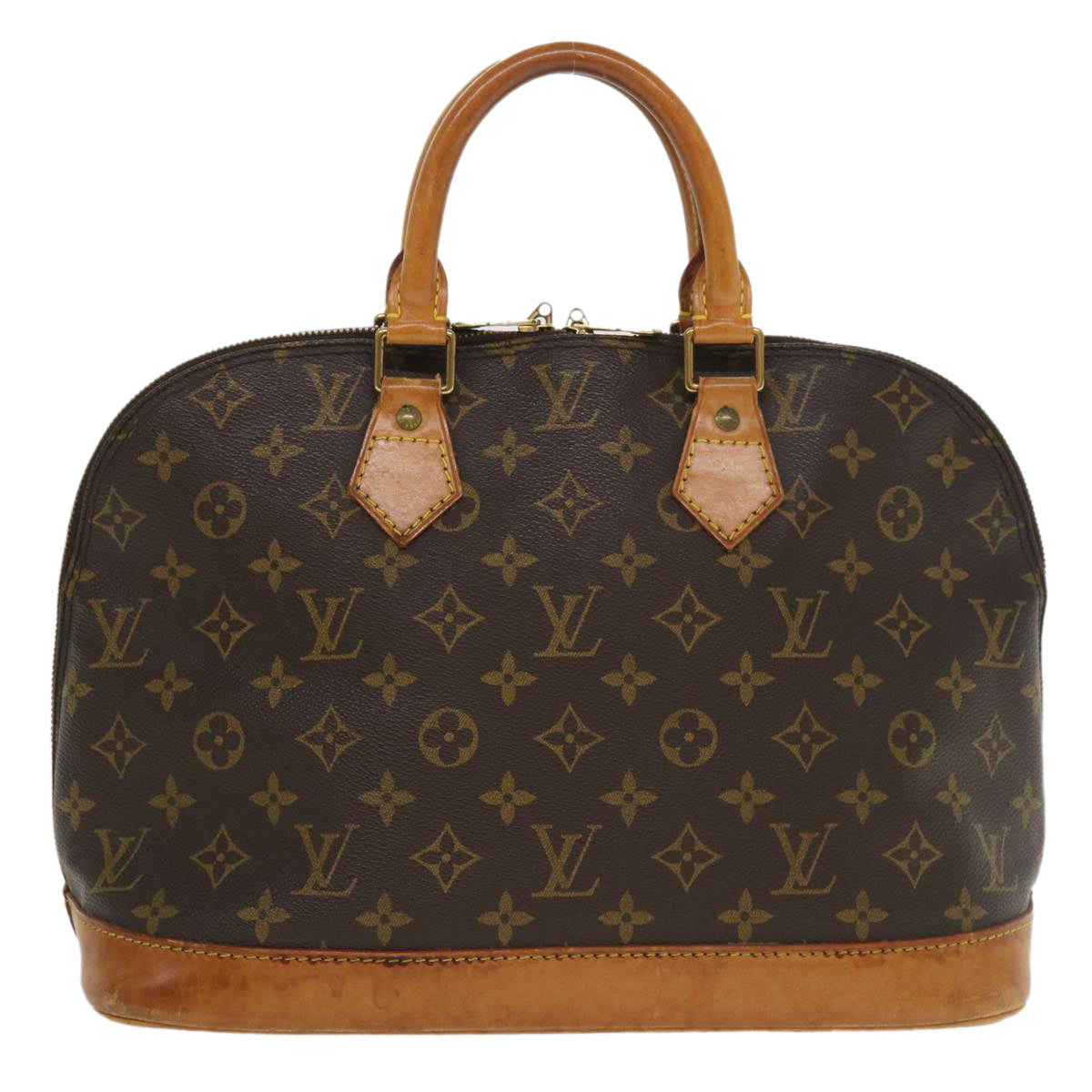 LOUIS VUITTON Monogram Alma Hand Bag M51130 LV Auth tp620