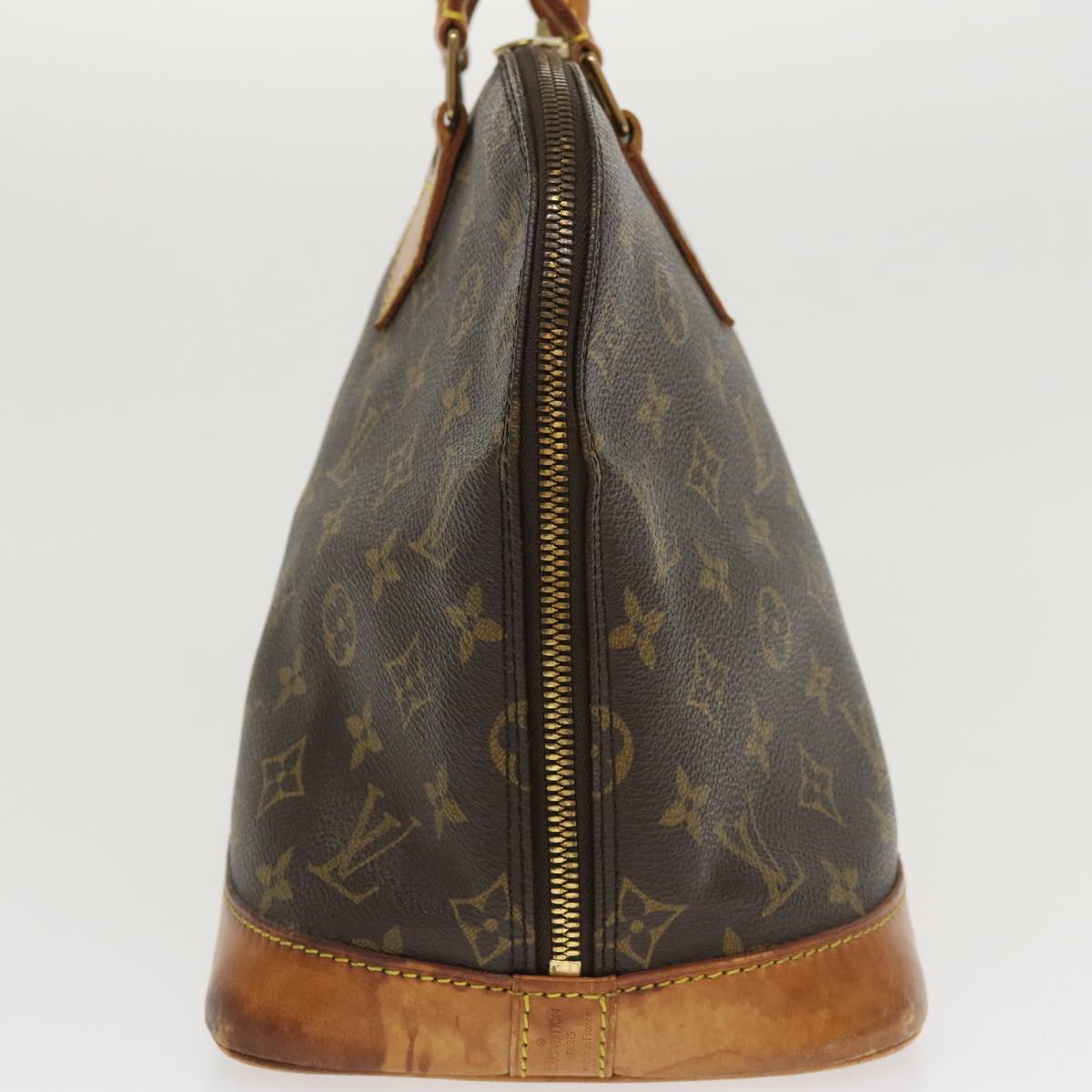 LOUIS VUITTON Monogram Alma Hand Bag M51130 LV Auth tp620