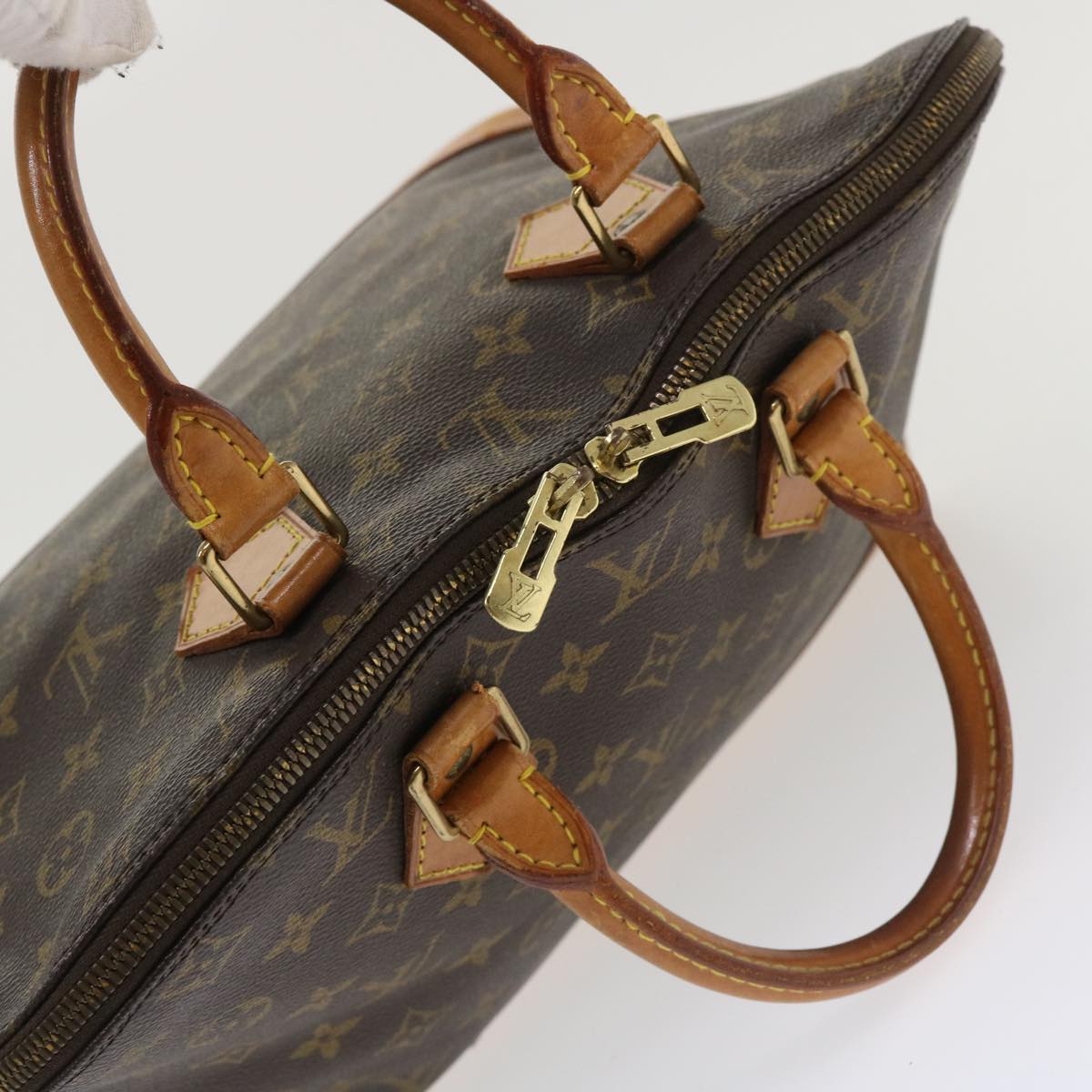 LOUIS VUITTON Monogram Alma Hand Bag M51130 LV Auth tp620