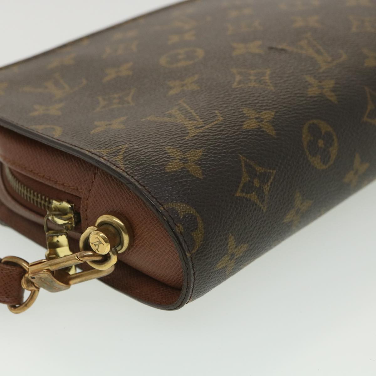 LOUIS VUITTON Monogram Orsay Clutch Bag M51790 LV Auth tp621