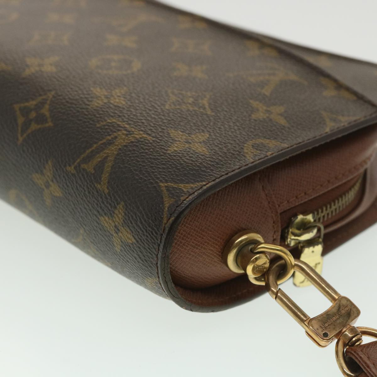 LOUIS VUITTON Monogram Orsay Clutch Bag M51790 LV Auth tp621