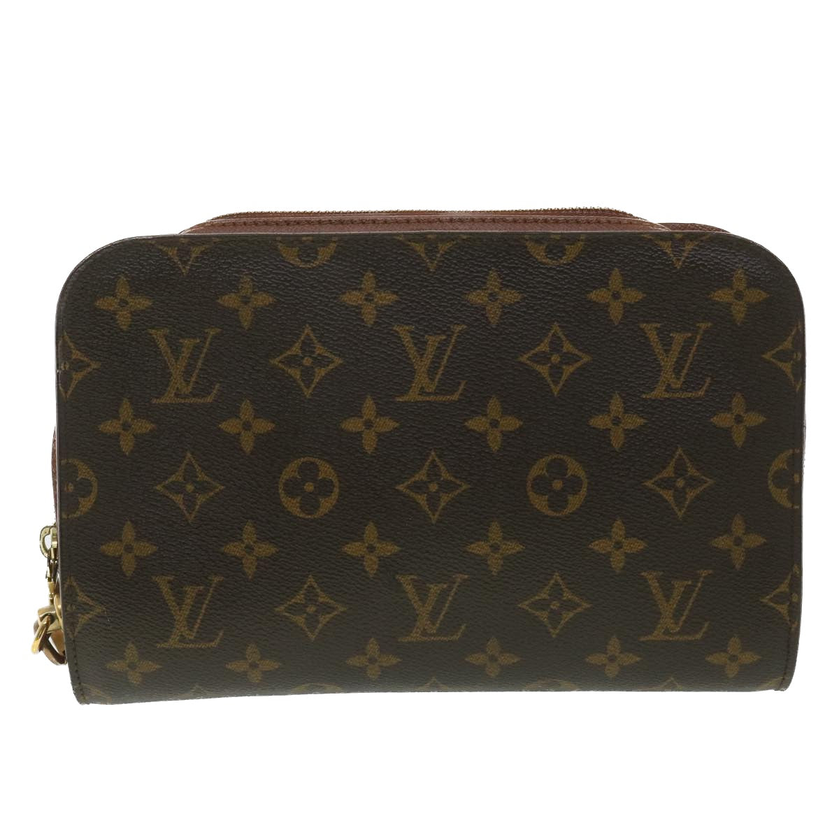 LOUIS VUITTON Monogram Orsay Clutch Bag M51790 LV Auth tp621