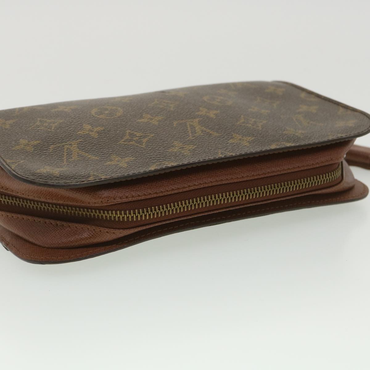 LOUIS VUITTON Monogram Orsay Clutch Bag M51790 LV Auth tp621