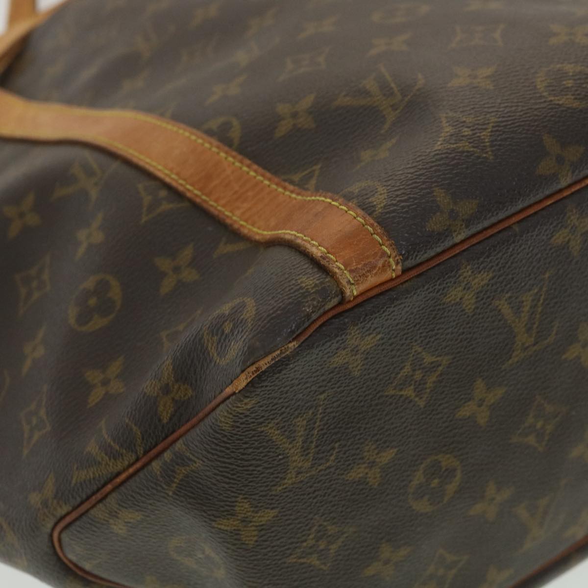 LOUIS VUITTON Monogram Sac Shopping Tote Bag M51108 LV Auth tp627