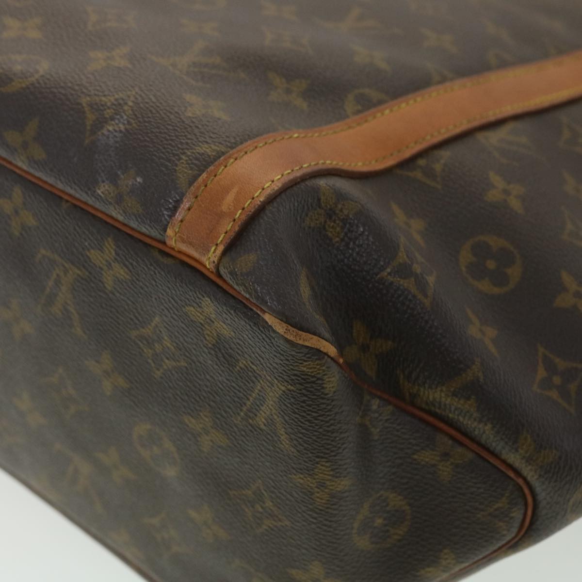 LOUIS VUITTON Monogram Sac Shopping Tote Bag M51108 LV Auth tp627