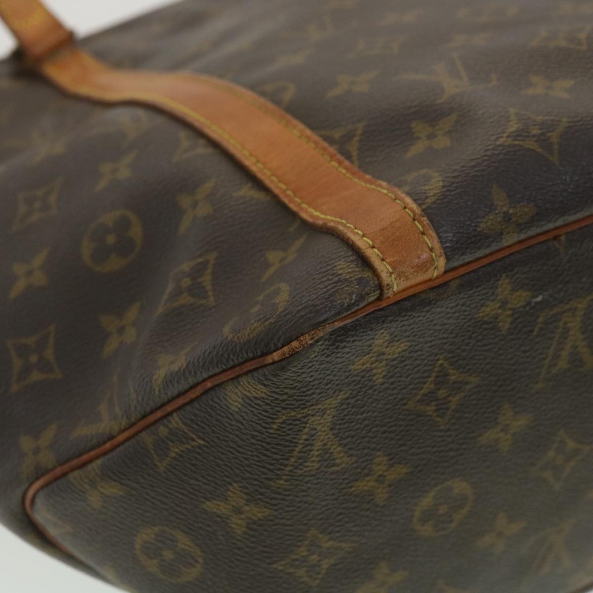 LOUIS VUITTON Monogram Sac Shopping Tote Bag M51108 LV Auth tp627