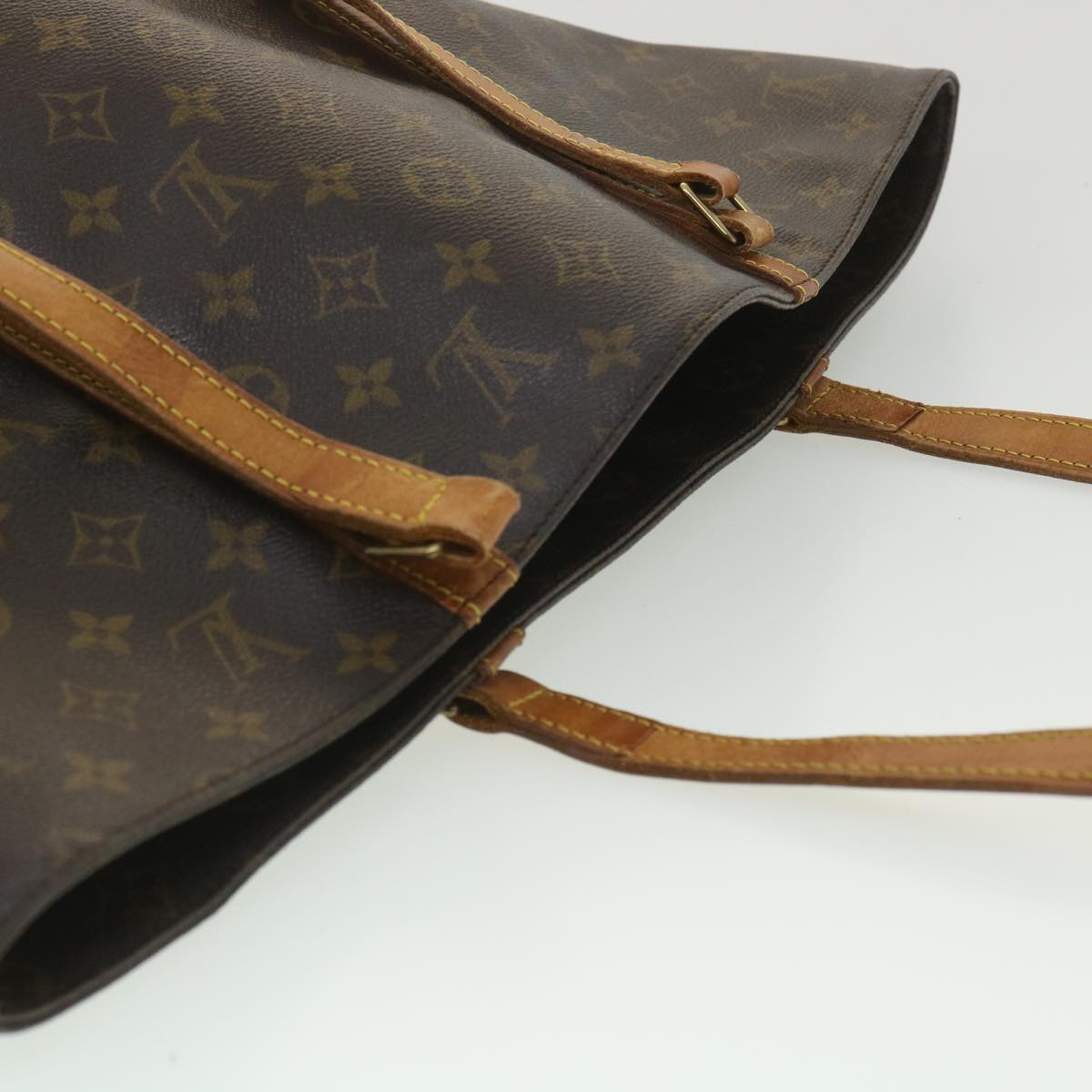 LOUIS VUITTON Monogram Sac Shopping Tote Bag M51108 LV Auth tp627