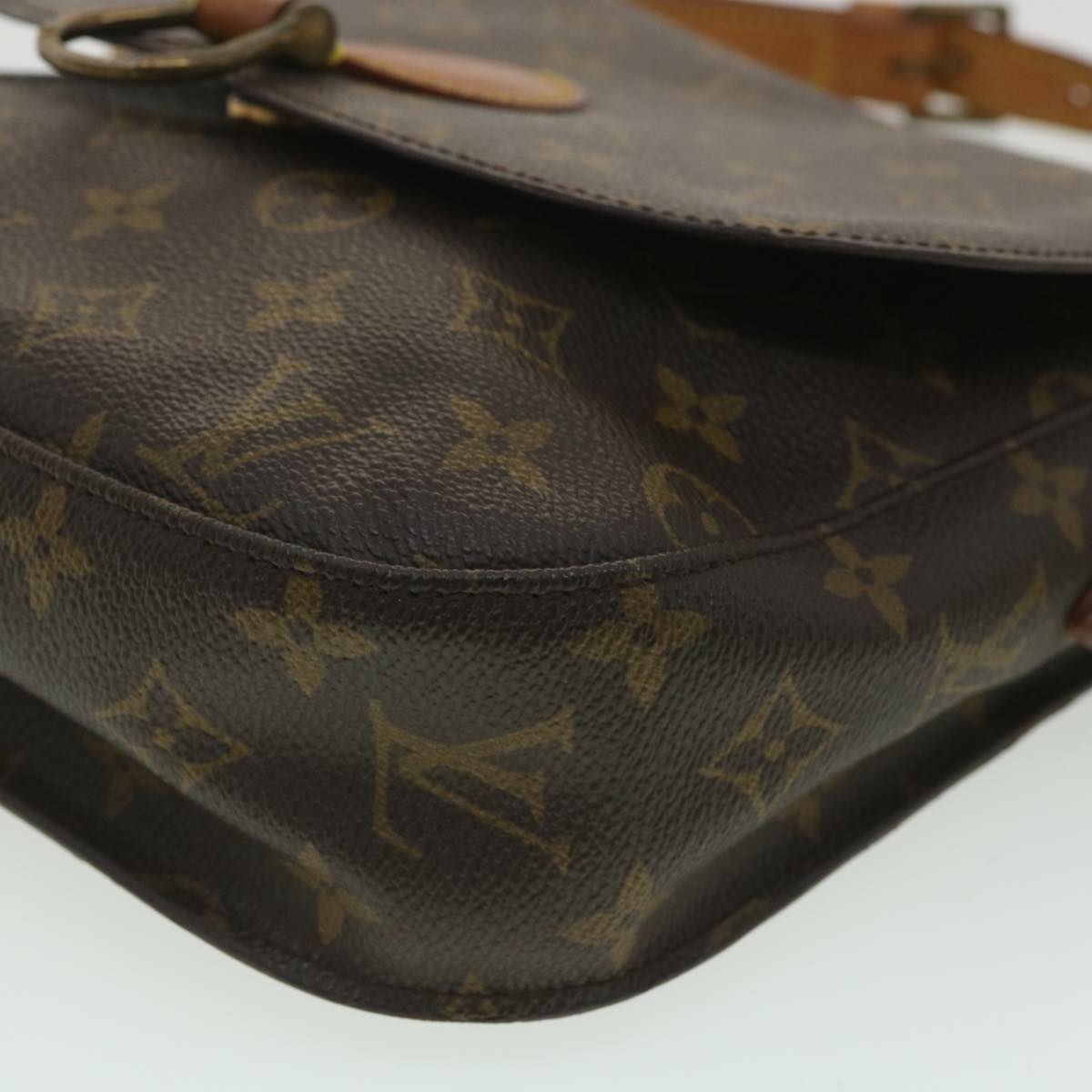 LOUIS VUITTON Monogram Saint Cloud GM Shoulder Bag M51242 LV Auth tp642