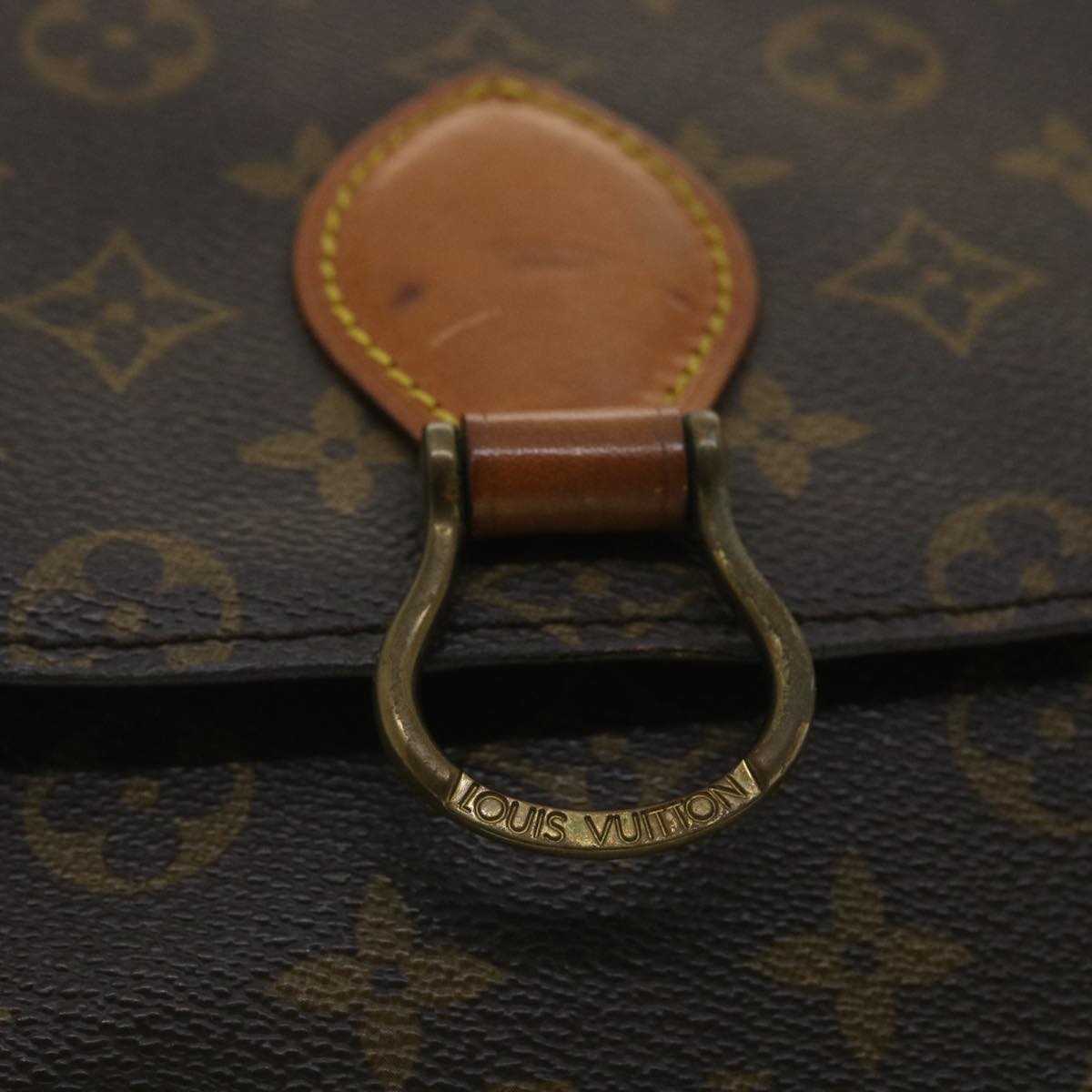 LOUIS VUITTON Monogram Saint Cloud GM Shoulder Bag M51242 LV Auth tp642