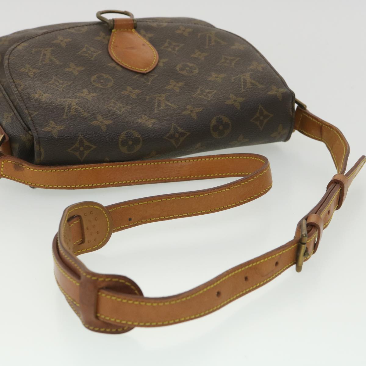 LOUIS VUITTON Monogram Saint Cloud GM Shoulder Bag M51242 LV Auth tp642