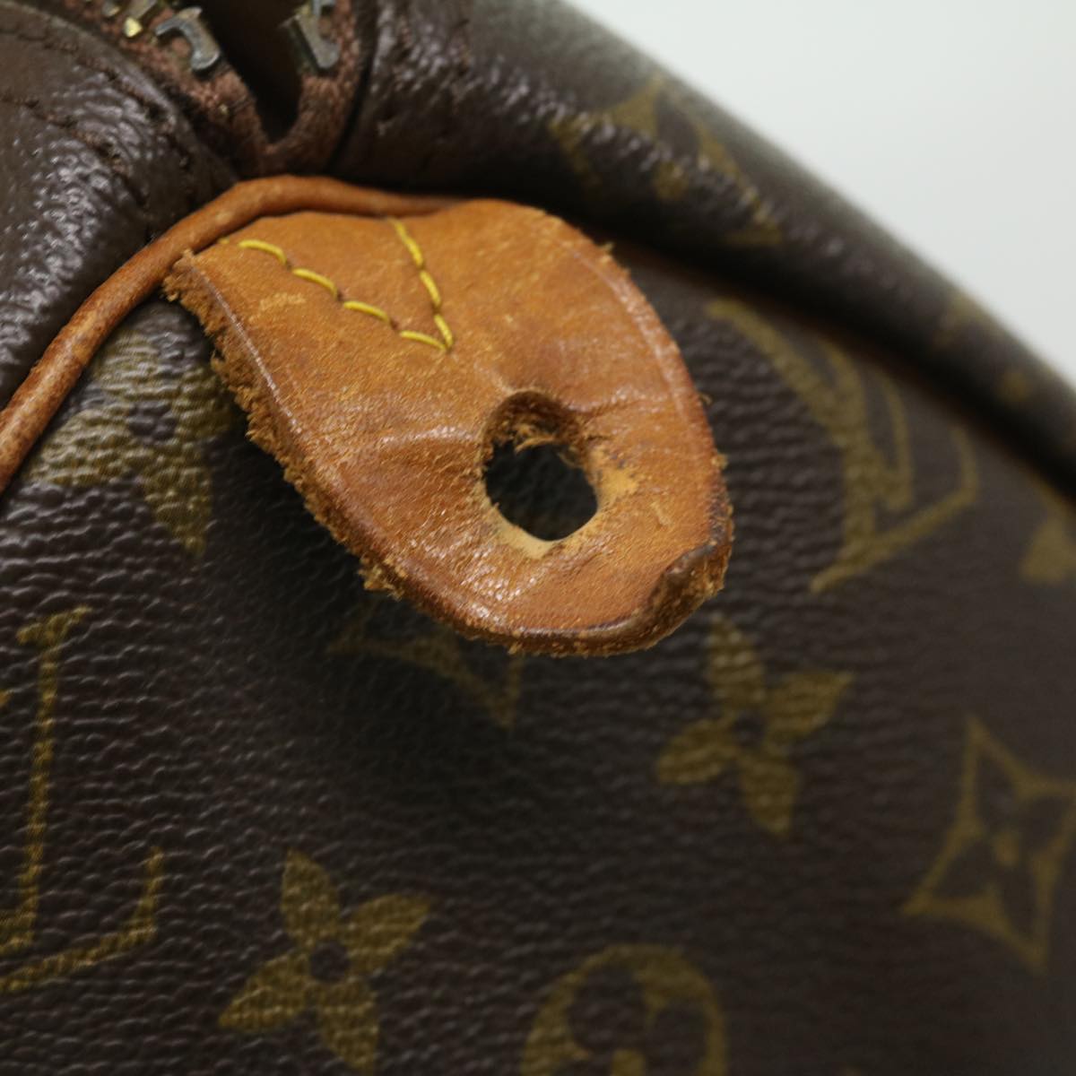 LOUIS VUITTON Monogram Speedy 40 Hand Bag M41522 LV Auth uy027