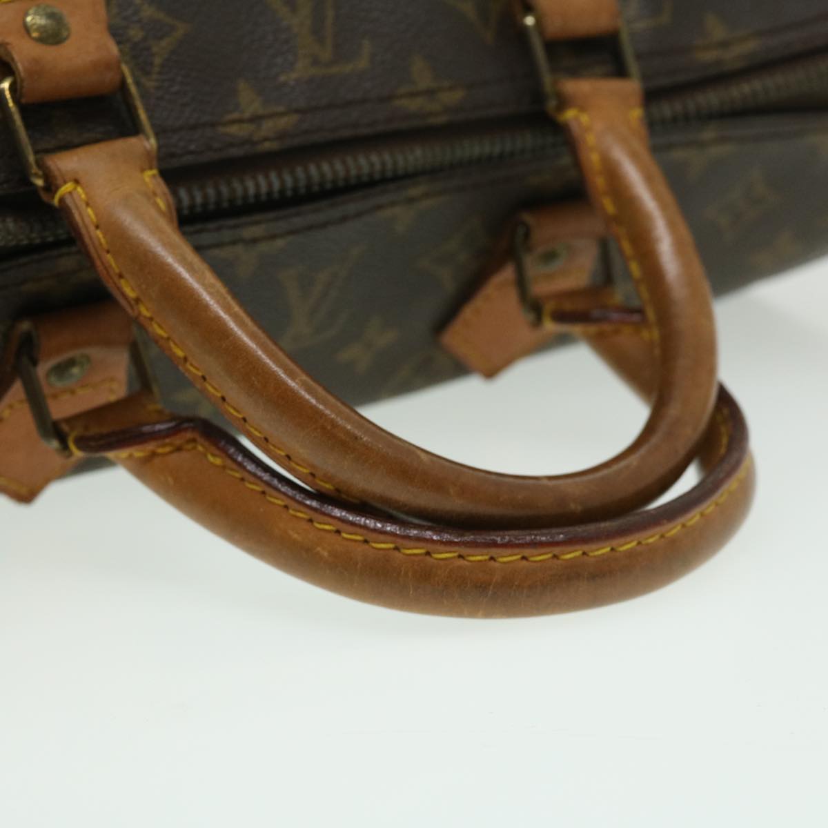 LOUIS VUITTON Monogram Speedy 40 Hand Bag M41522 LV Auth uy027