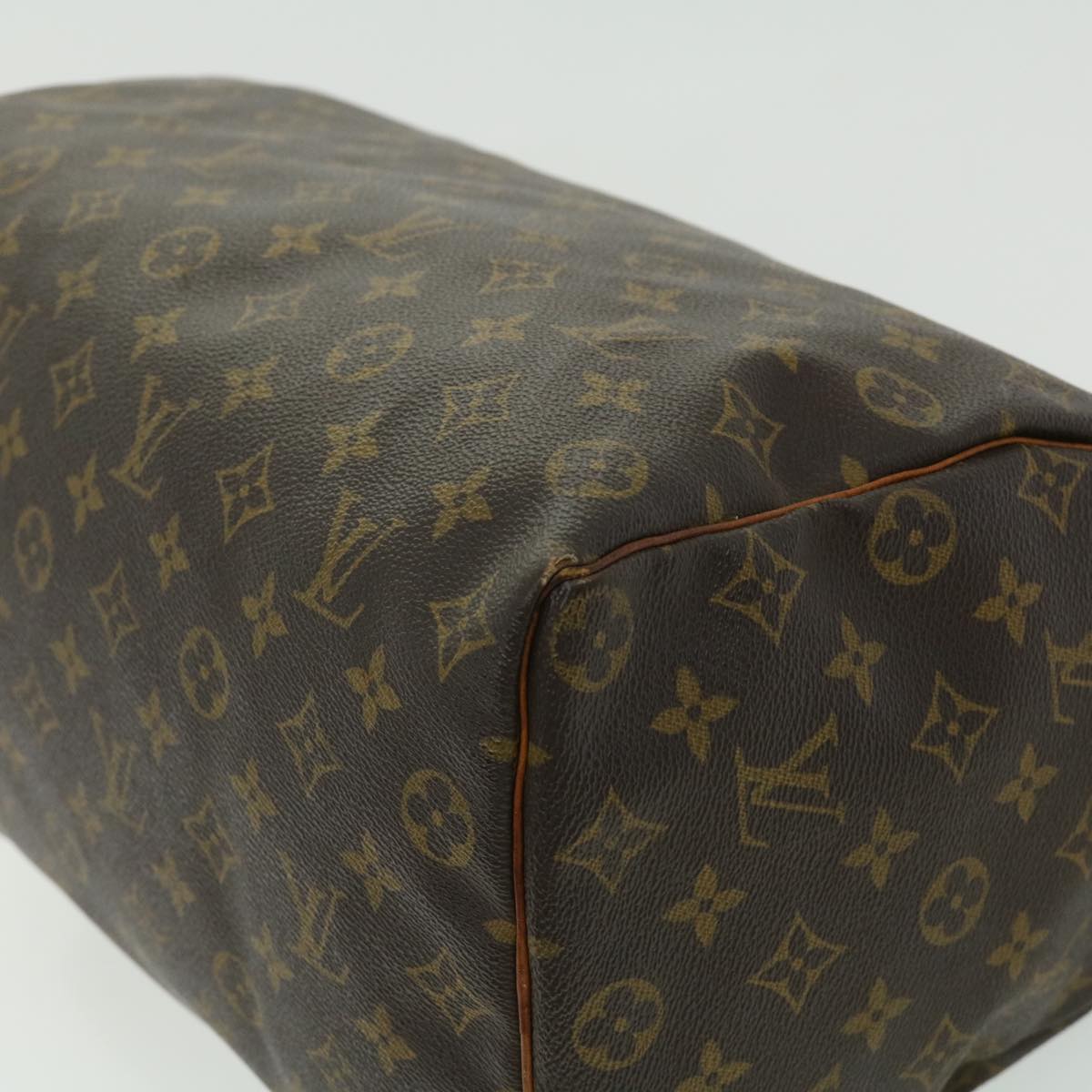 LOUIS VUITTON Monogram Speedy 35 Hand Bag M41524 LV Auth uy049