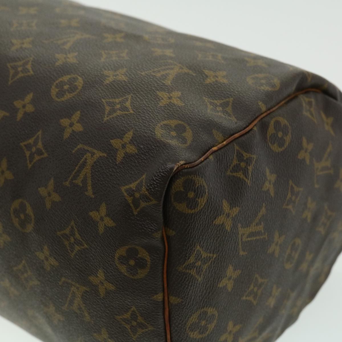 LOUIS VUITTON Monogram Speedy 35 Hand Bag M41524 LV Auth uy049