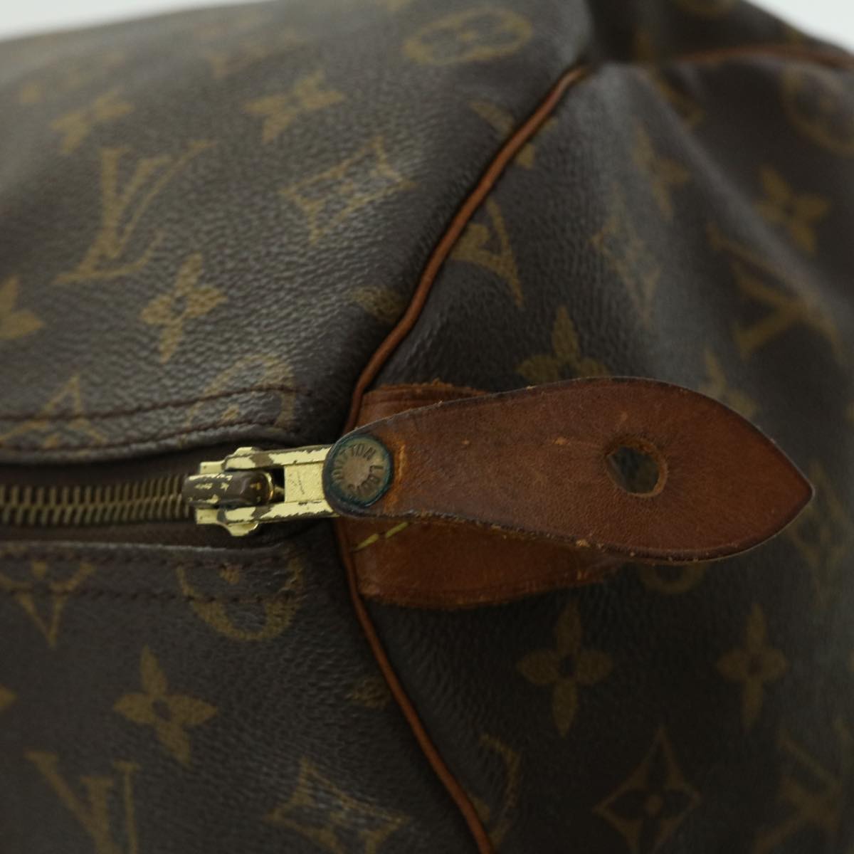 LOUIS VUITTON Monogram Speedy 35 Hand Bag M41524 LV Auth uy049