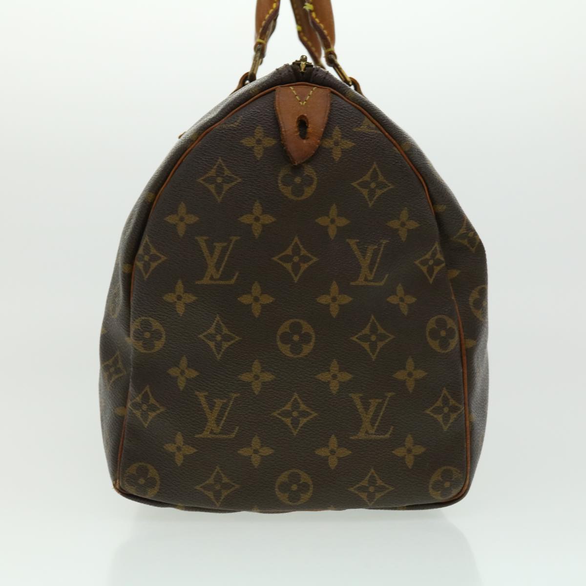 LOUIS VUITTON Monogram Speedy 35 Hand Bag M41524 LV Auth uy049